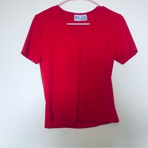 Giorgio Fiorline Red Nylon Basic Tee Size Small